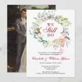 40e rubijnen huwelijksjubileum geloften vernieuwin kaart (Voorkant / Achterkant)