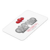 40e ruby bruiloft huwelijksdag magneet (Linkerzijde)