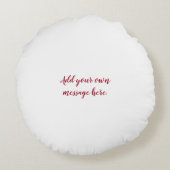 40e ruby bruiloft taart design rond kussen (Achterkant)