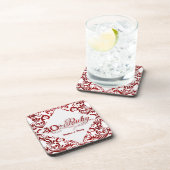 40e Ruby Jubileum - Aangepaste zwemmen Drankjes Onderzetter (Rechterzijde)