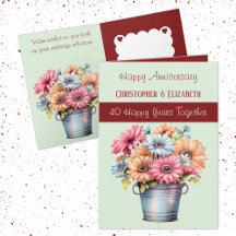 40e Ruby Jubileum bloeit bordeauxgroen