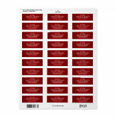 40e Ruby Jubileum Label (Full Sheet)
