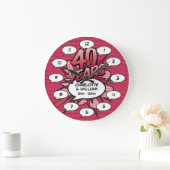 40e Ruby-jubileum Plezier Retro stripboek Grote Klok (Huis)