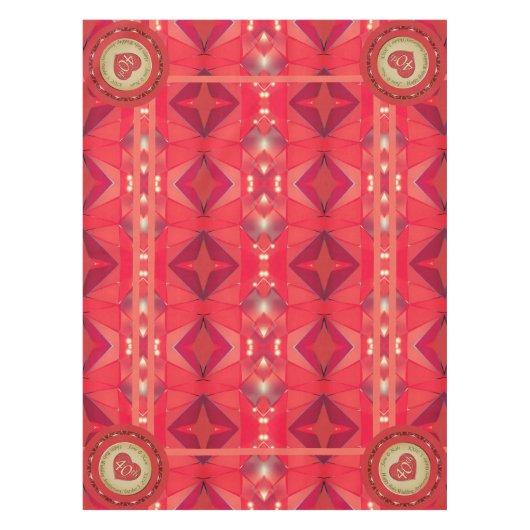 40e Ruby Jubileum tafelkleed (Voorkant)