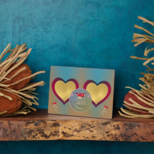 40e Ruby Wedding Jubileum 2 Hartfoto's Fotoplaat