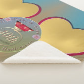 40e Ruby Wedding Jubileum 2 Hartfoto's Sherpa Deken (3/4)