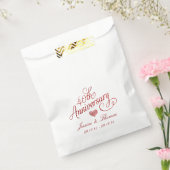 40e Ruby Wedding Jubileum Bedankzakje (Gezegeld)