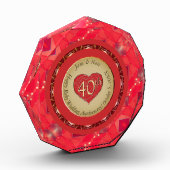 40e Ruby Wedding Jubileum Fotoblok (Links)