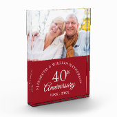 40e Ruby Wedding Jubileum Fotoblokken (Links)