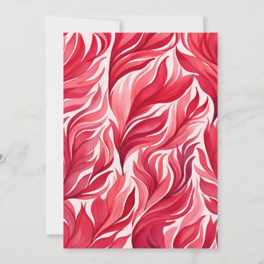 40e Ruby Wedding Jubileum Kaart (Achterkant)