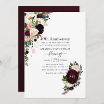 40e Ruby Wedding Jubileum