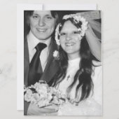 40e Ruby Wedding Jubileum Menu Kaart (Achterkant)