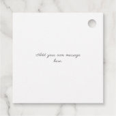 40e Ruby Wedding Jubileum Red Rose gift Bedankjes Labels (Achterkant)