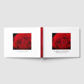 40e Ruby Wedding Jubileum Traditional Red Rose Gastenboek (Volledig)