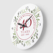 40e Ruby Wedding Jubileum Waterverf Verlaat  Grote Klok (Hoek)