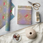 40e Ruby Wedding Jubileum Wrapping Paper Cadeaupapier<br><div class="desc">Soms is het simpelweg bevestigen van hun speciale mijlpaal op een elegant en onderuitgedrukt verpakkingspapier het beste geschenk,  speciaal ontworpen met een knip voor de traditionele 40e verjaardag cadeau van robijen en rozen!</div>