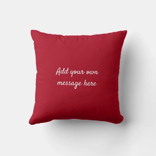 40e Rundertrouwdag pinguïn in Ruby Kussen (Achterkant)