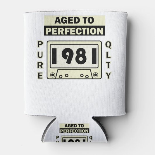 40e Shirt van de verjaardag - Cassette 1981 Blikjeskoeler (Voorkant)