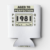 40e Shirt van de verjaardag - Cassette 1981 Blikjeskoeler (Achterkant)