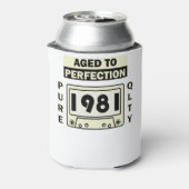 40e Shirt van de verjaardag - Cassette 1981 Blikjeskoeler (Blikje Achterkant)