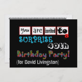 40e Sjabloon voor de uitnodiging tot het indienen  (Voorkant / Achterkant)