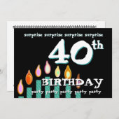 40e Sjabloon voor de uitnodiging tot het indienen  (Voorkant / Achterkant)