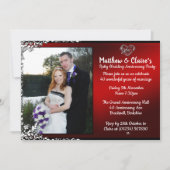 40e trouwdag Foto-uitnodigingen Kaart (Voorkant)