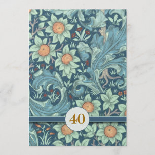 40e trouwdag nodigt uit kaart