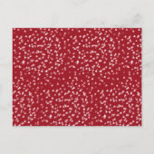 40e trouwdag Robijnen harten save the date Briefkaart (Achterkant)