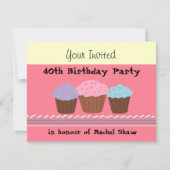 40e uitnodiging ter gelegenheid van de geboorte (Voorkant)