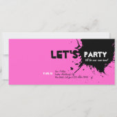 40e uitnodiging van de Birthday Party - Heilige Ko (Achterkant)