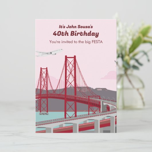 40e uitnodiging van de Brug van de Partij van de A (Staand voorkant)