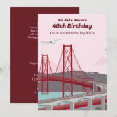40e uitnodiging van de Brug van de Partij van de A (Voorkant / Achterkant)