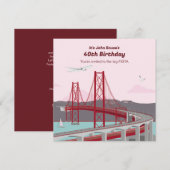 40e uitnodiging van de Brug van de Partij van de A (Voorkant / Achterkant)