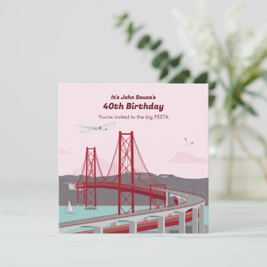 40e uitnodiging van de Brug van de Partij van de A (Staand voorkant)