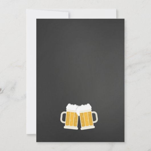 40e uitnodiging van de Kop- en Beer-partij (Achterkant)