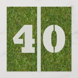 40e uitnodiging van de partij bij het Football van