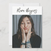 40e uitnodiging van de verjaardag | Foto 40e verja (Achterkant)