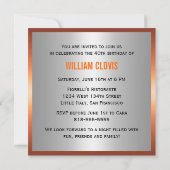 40e uitnodiging van het man (Achterkant)