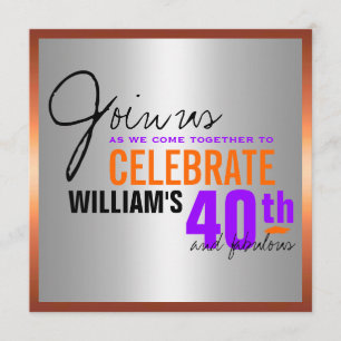 40e uitnodiging van het man