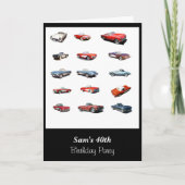 40e uitnodiging voor een vogelkaart (Voorkant)