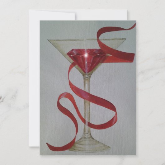 40e uitnodiging voor het Jubileum Ruby Wedding (Achterkant)