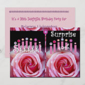 40e URPRISE Birthday Party Invitation Kaart (Voorkant / Achterkant)