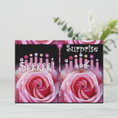 40e URPRISE Birthday Party Invitation Kaart (Staand voorkant)