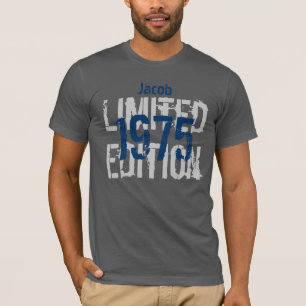 40e verjaardag 1975, beperkte uitgave, aangepast V T-shirt