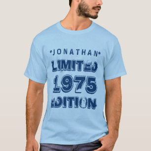 40e verjaardag 1975, beperkte uitgave, aangepaste  t-shirt