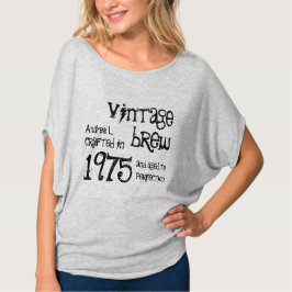 40e verjaardag 1975 of een willekeurig jaar Vintag T-shirt