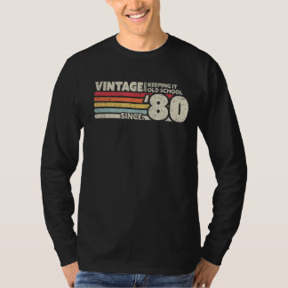 40e verjaardag, 1980 Vintage, het houden van het O T-shirt