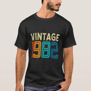 40e verjaardag  1982 40 jaar Oude Mannen Vrouwen T-shirt