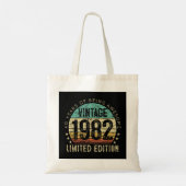 40e verjaardag  1982 40 jaar oude Mannen Wo Tote Bag (Achterkant)